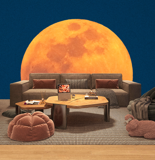 你说月亮好圆，我说那是思念